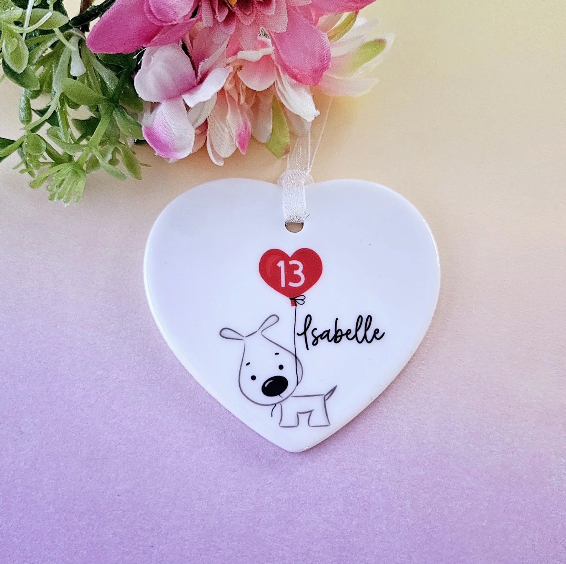 13th Birthday Personalised Ceramic