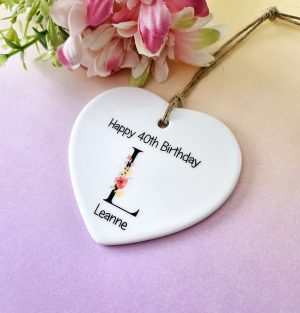 Happy 40th Birthday Ceramic