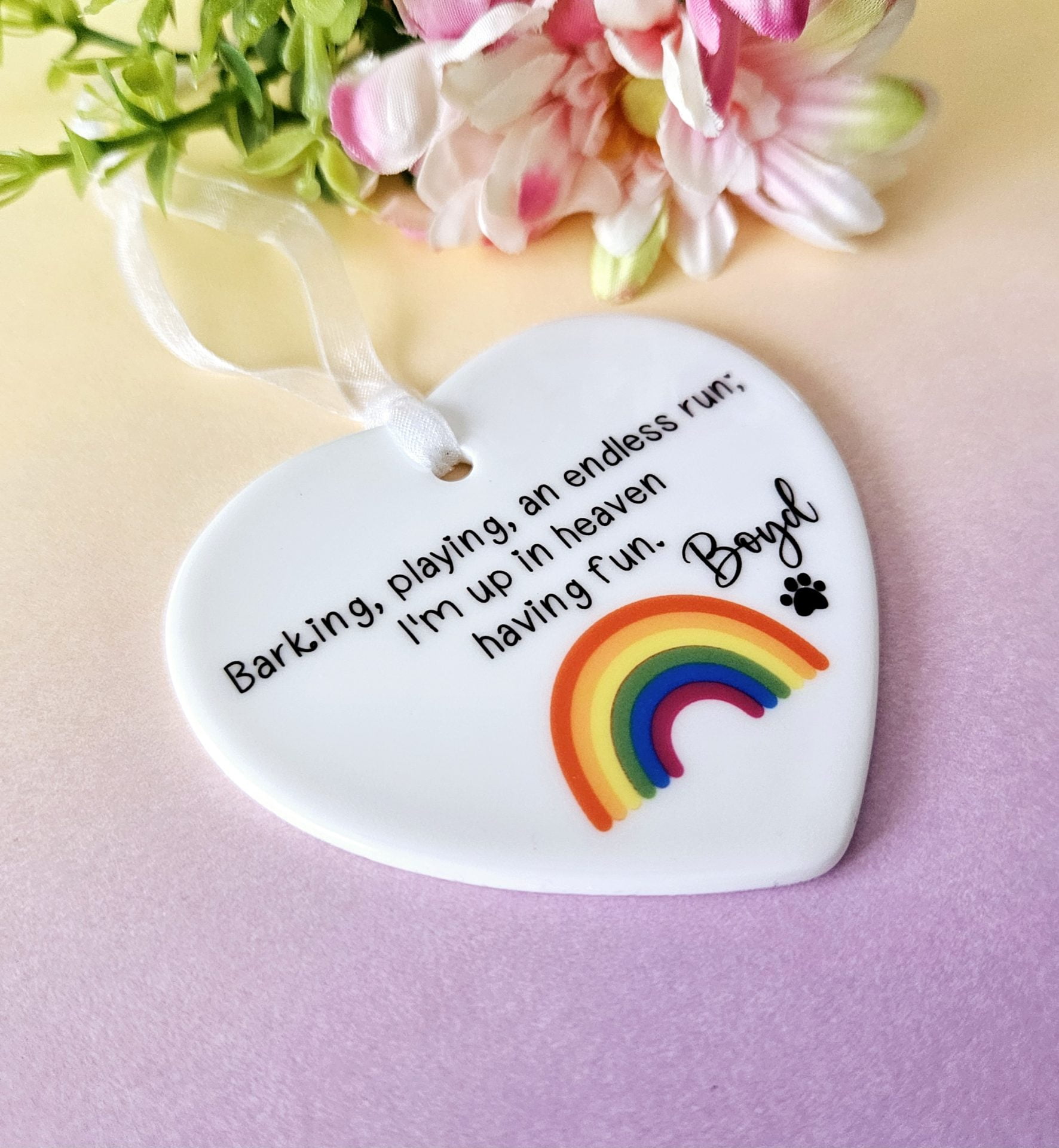 Barking Playing An Endless Run, Pet Memorial Gift, Personalised Dog Gift - Image 2