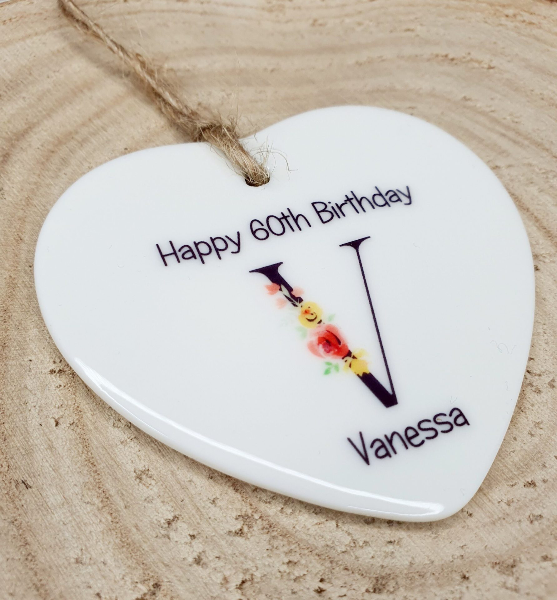 Personalised 60th Birthday Gift - Name And Initial, Gift Boxed - Image 3