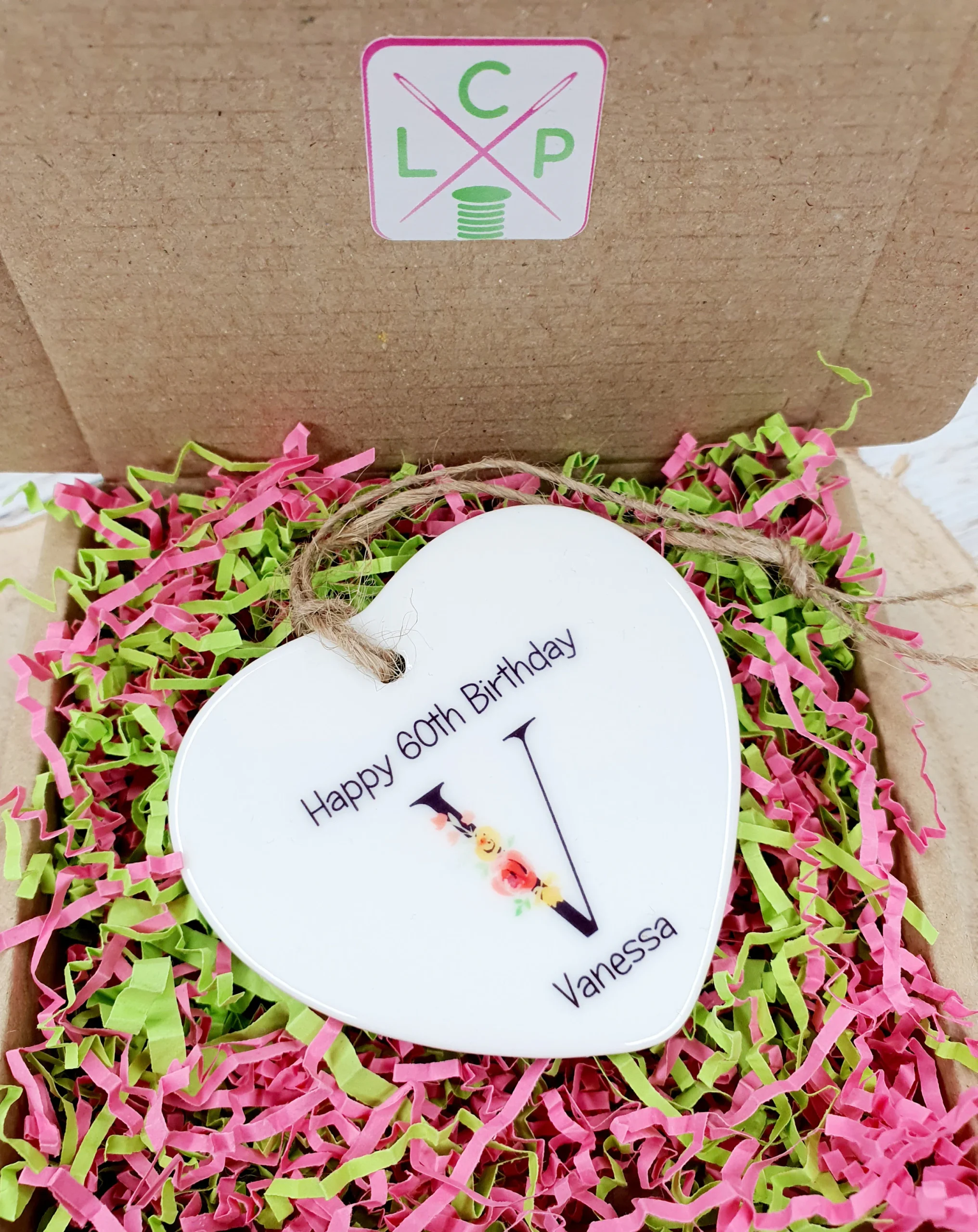 Personalised 60th Birthday Gift - Name And Initial, Gift Boxed - Image 4