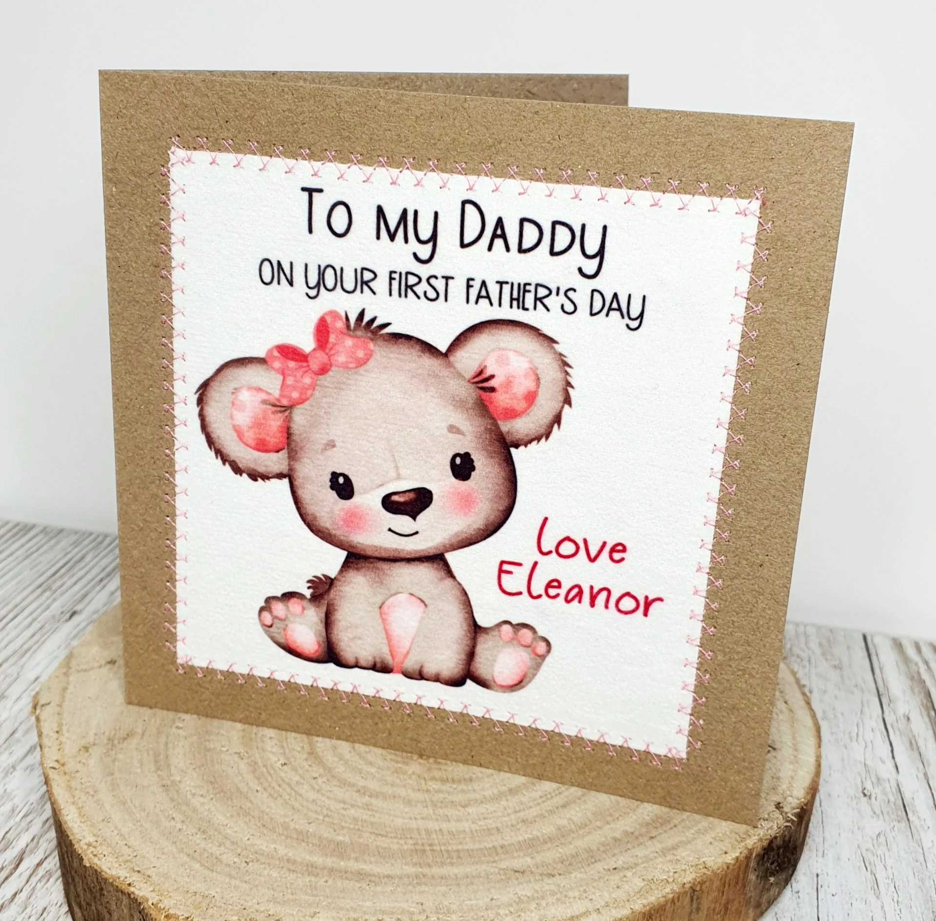 First Fathers Day Card, personalised, First Fathers Day, Daddy, New Daddy - Image 6