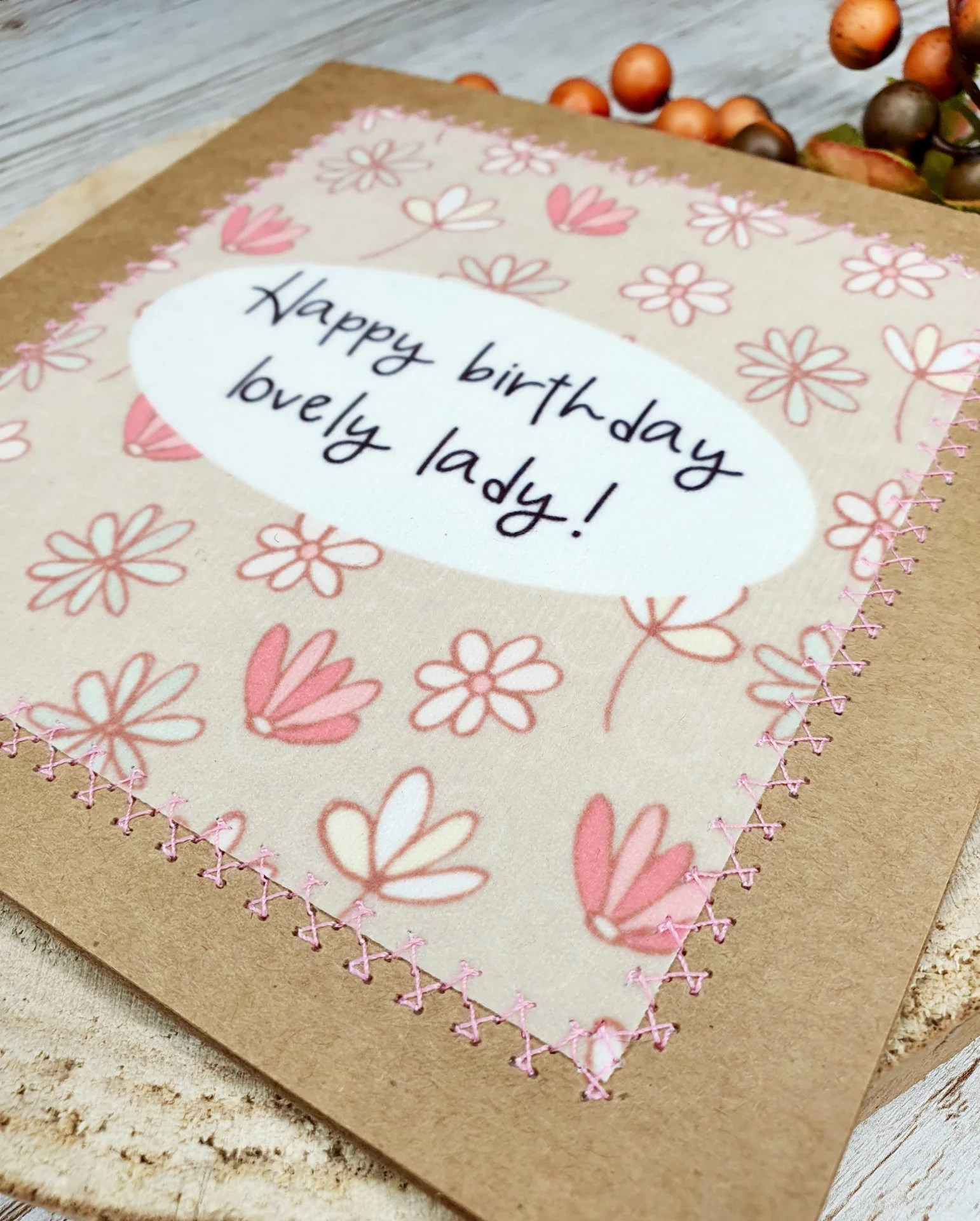 Happy Birthday Lovely Lady | Happy Birthday Card | Handmade Cards | Friendship - Image 5