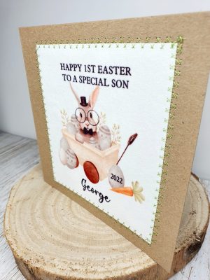 Easter Card, Son, Personalised, 1st Easter Card, Happy Easter Card, Special Son