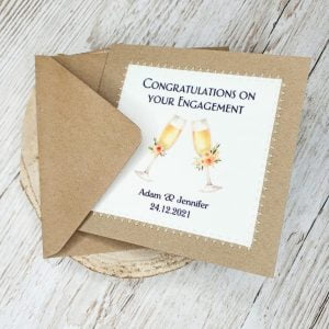 Personalised Engagement Card, Engagement Card, She Said Yes