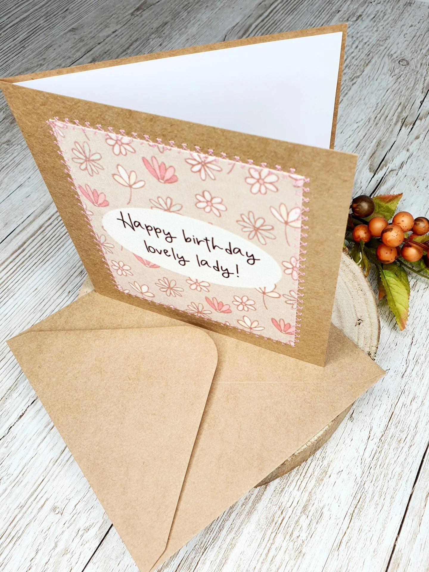 Happy Birthday Lovely Lady | Happy Birthday Card | Handmade Cards | Friendship - Image 4