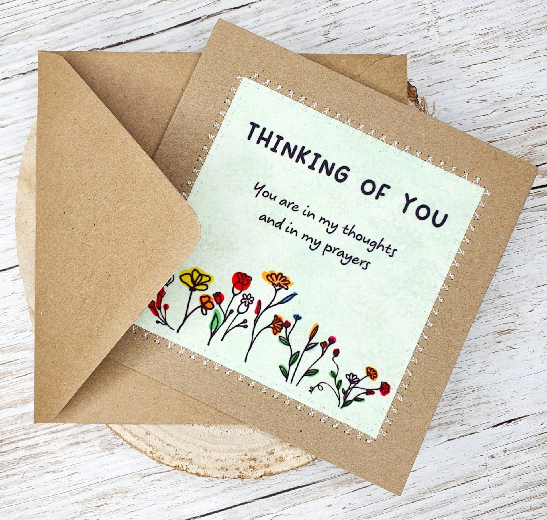 Thinking Of You Card, You Are In My Thoughts, In My Prayers, Sympathy Card - Image 4