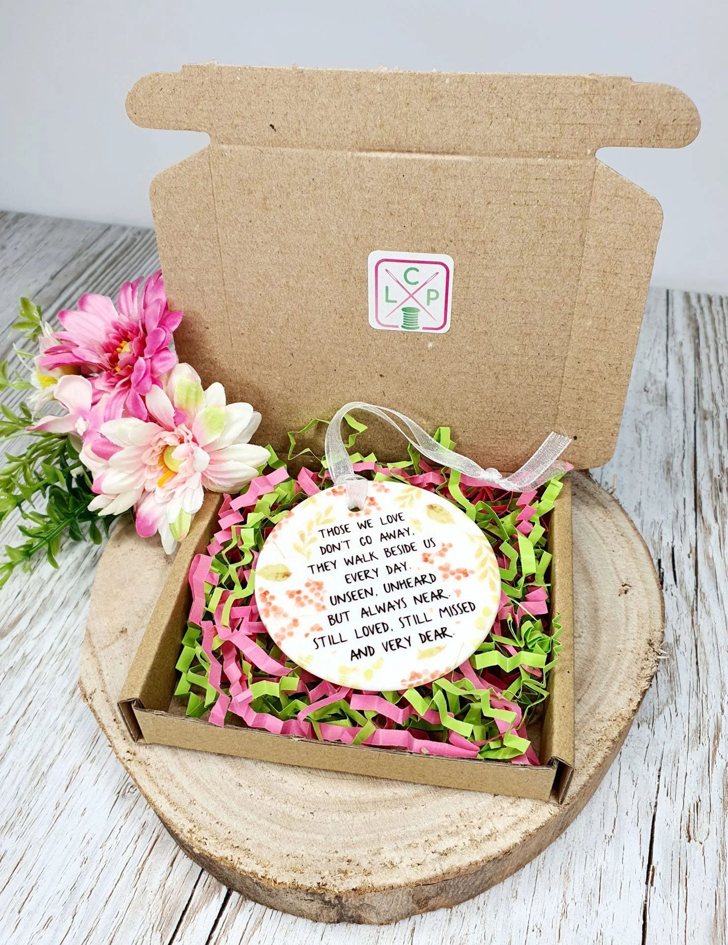 Memorial Keepsake Ceramic: In-Loving-Memory Condolence Gift, Personalised Sympathy Gift