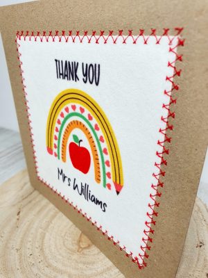 Thank You Card, Thank You, Teacher, Teacher Appreciation, Thank You Teacher