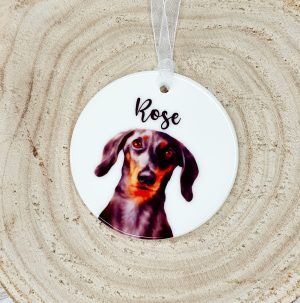 Personalised Dachshund Ceramic