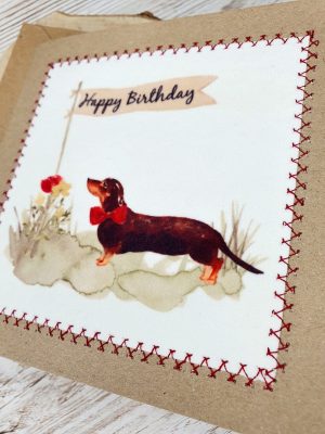 Dachshund Birthday Card