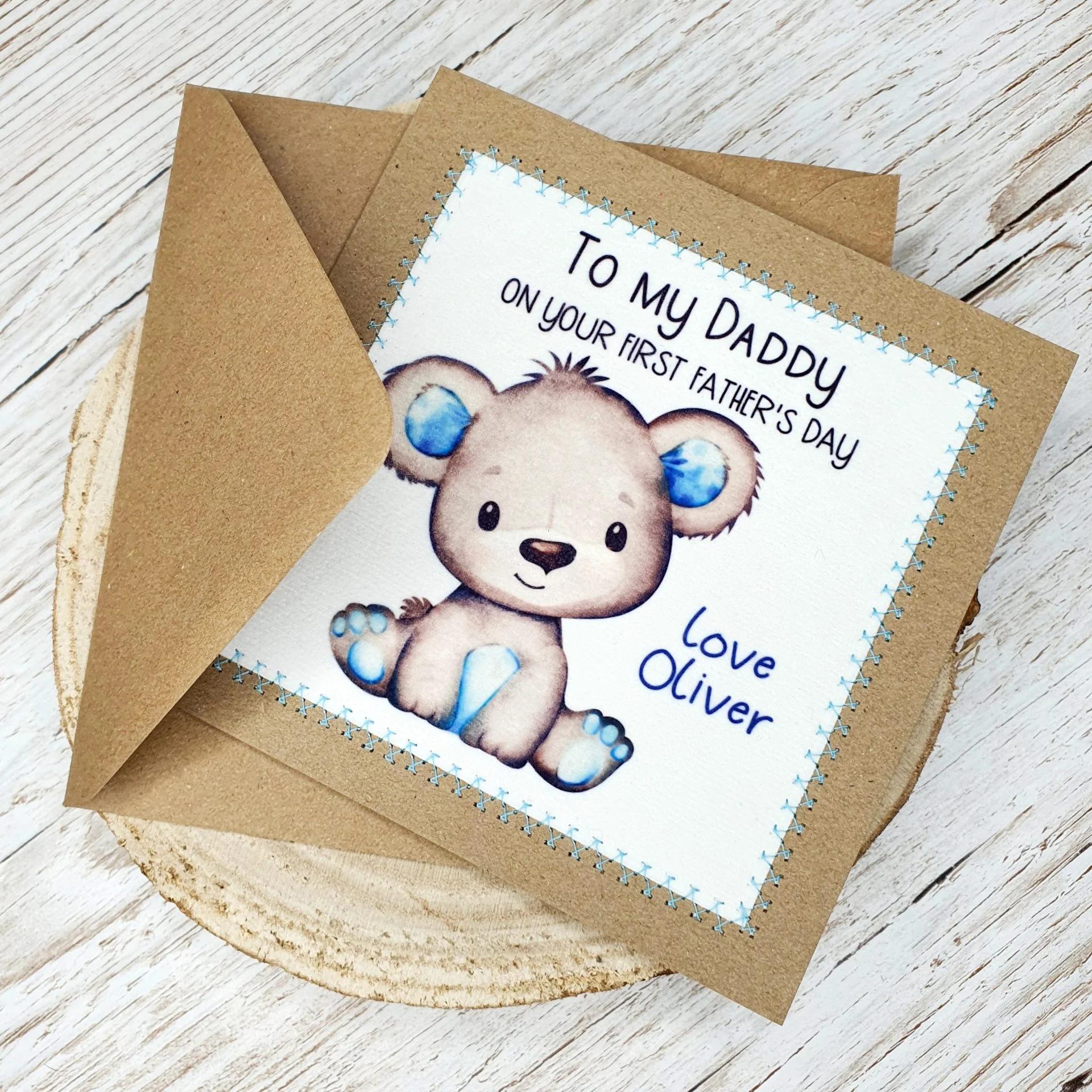 First Fathers Day Card, personalised, First Fathers Day, Daddy, New Daddy - Image 5