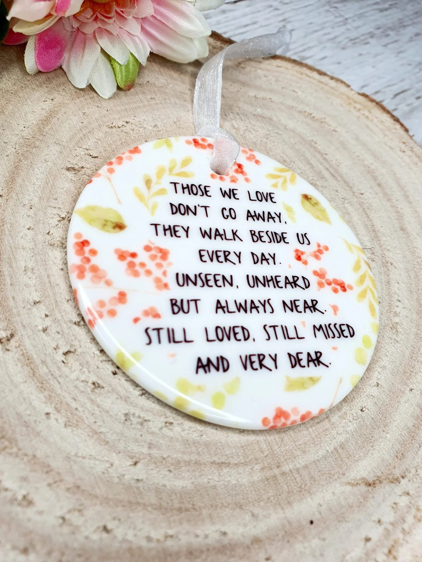 Memorial Keepsake Ceramic: In-Loving-Memory Condolence Gift, Personalised Sympathy Gift - Image 4