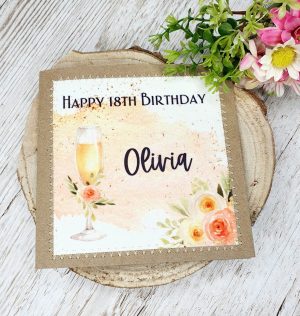 Happy 18th Birthday Card | 18th Birthday Card | Handmade Cards | Happy 18th