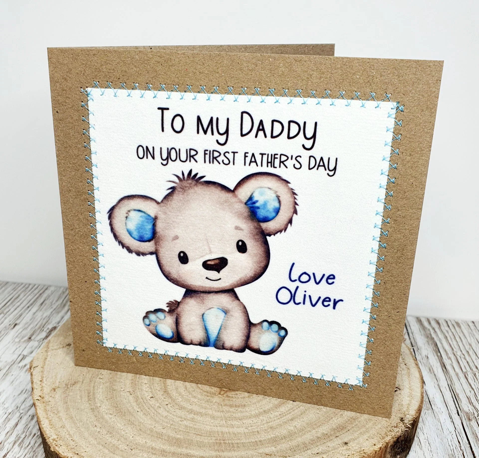 First Fathers Day Card, personalised, First Fathers Day, Daddy, New Daddy