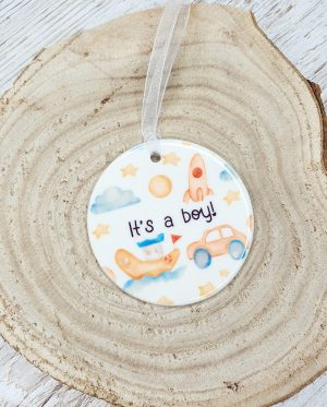 New Baby Boy Ceramic