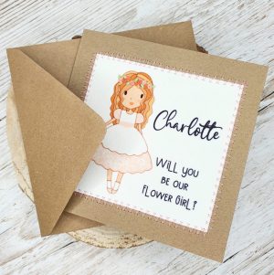 Flower Girl Proposal, Will You Be Our Flower Girl, Personalised, Flower Girl