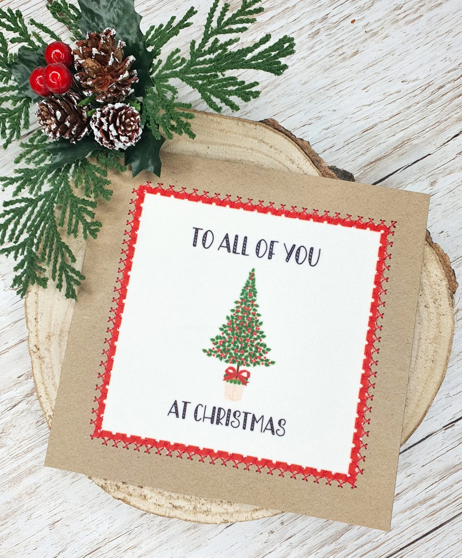 To All Of You At Christmas | To All The Family | Handmade Cards - Image 4