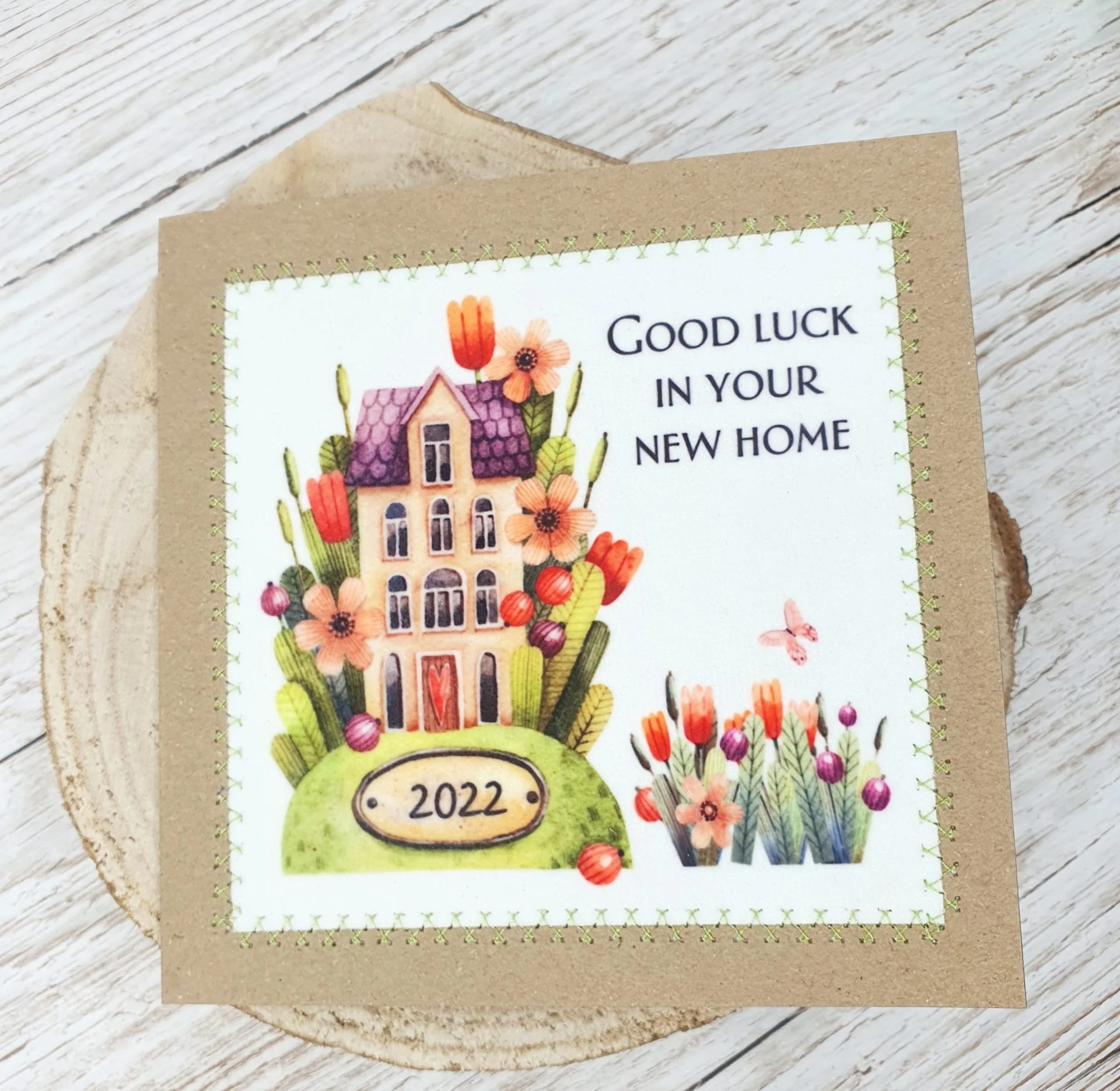 Good Luck In Your New Home, Whimsical, Greeting Card, New Home Card, First Home - Image 4