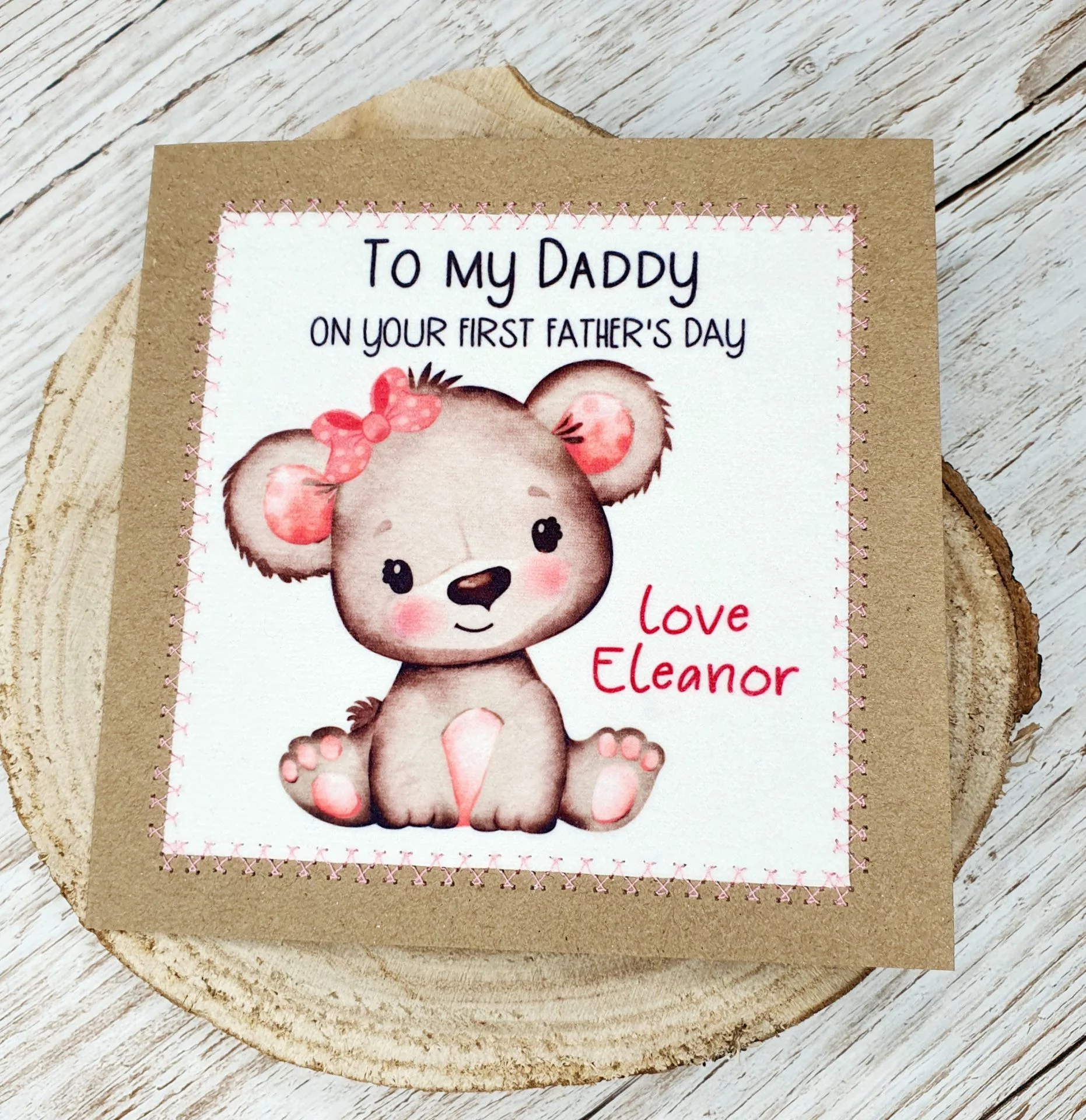 First Fathers Day Card, personalised, First Fathers Day, Daddy, New Daddy - Image 8