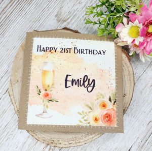 Happy 21st Birthday Card | 21st Birthday Card | Handmade Cards | Happy 21st