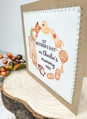 1st Mothers Day Card, Personalised Mothers Day Card, Mothering Day Card
