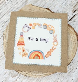 New Baby Boy Card