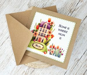 Home Is Where Mum Is Card