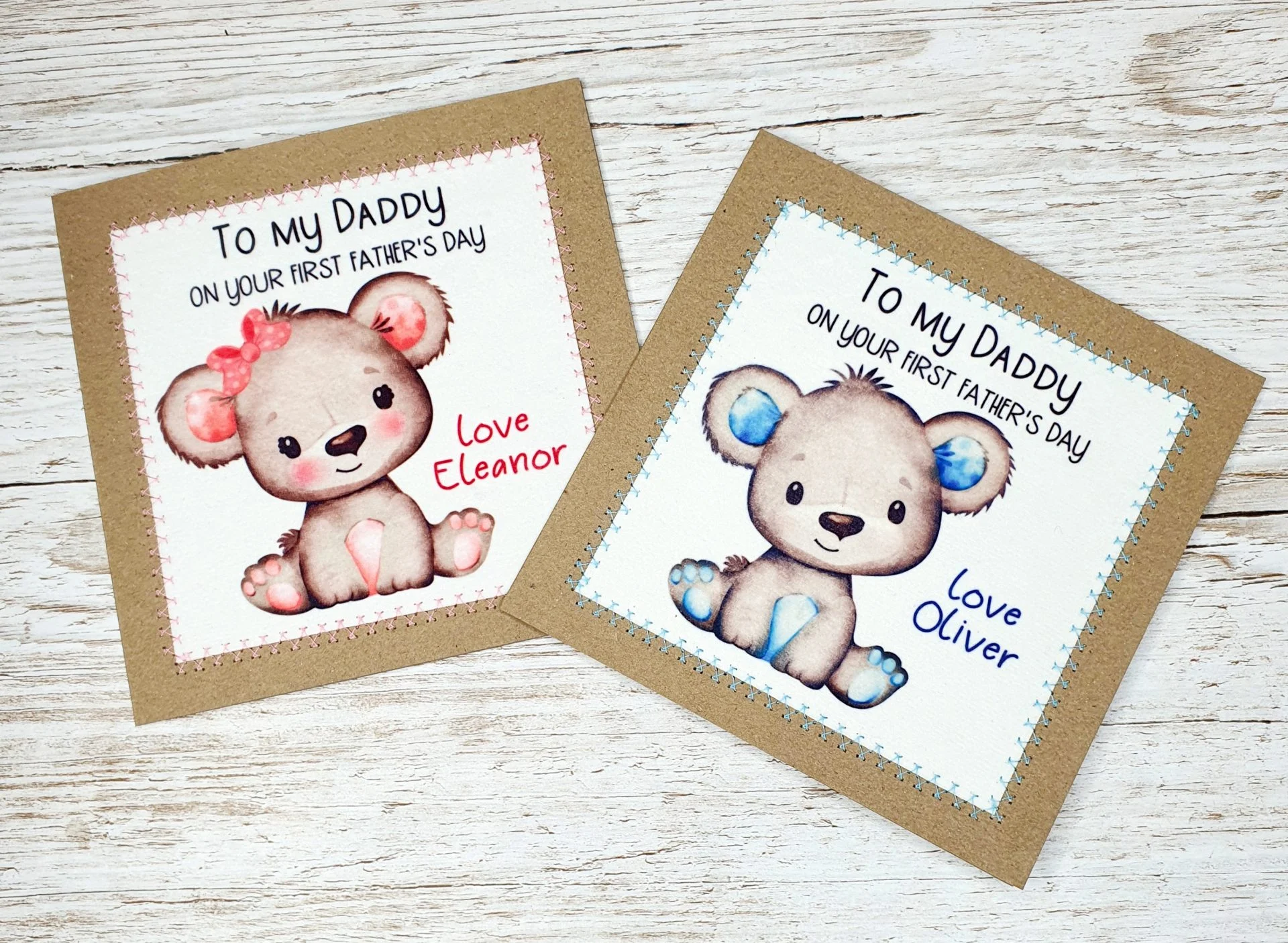 First Fathers Day Card, personalised, First Fathers Day, Daddy, New Daddy - Image 10