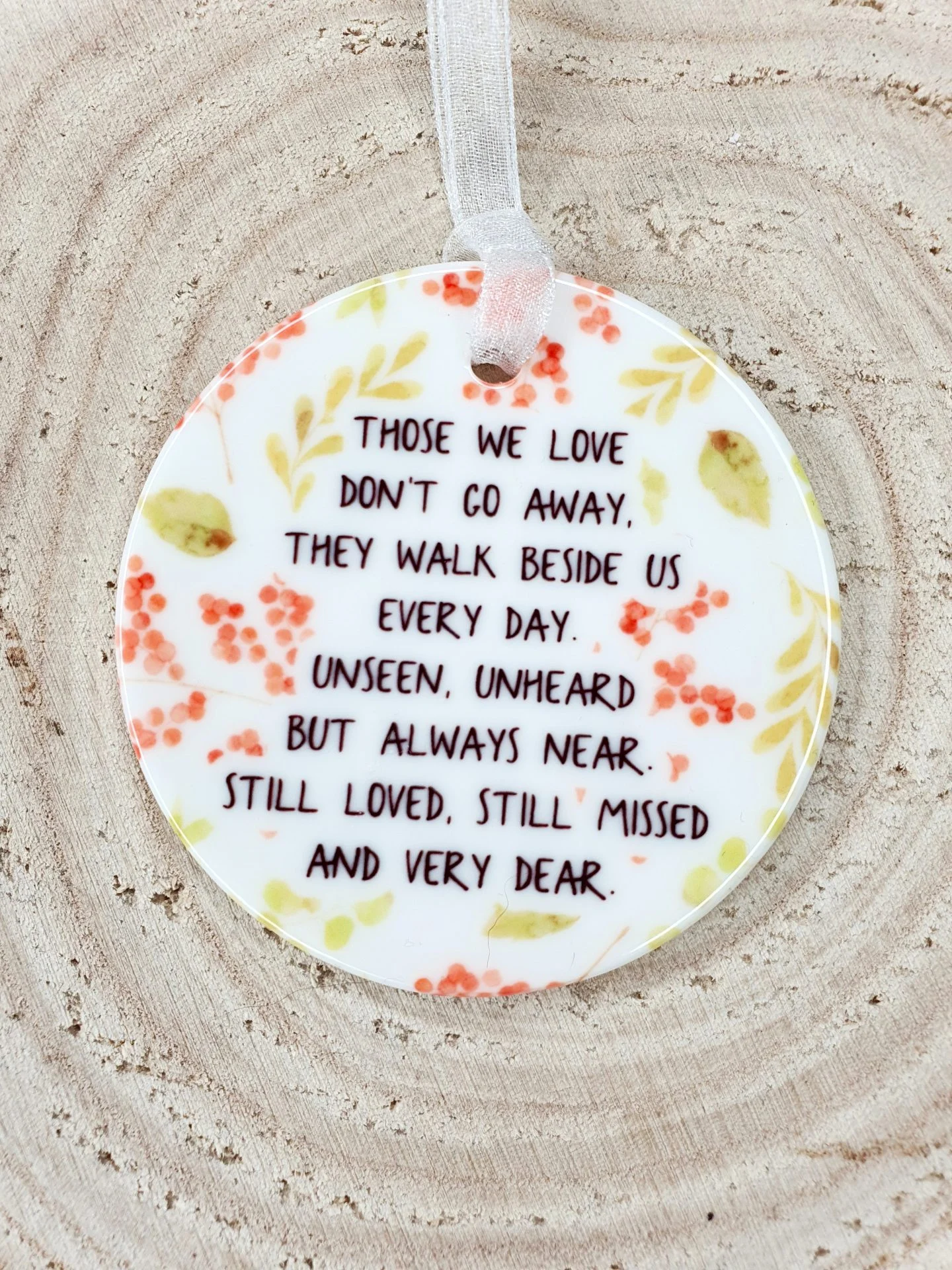 Memorial Keepsake Ceramic: In-Loving-Memory Condolence Gift, Personalised Sympathy Gift - Image 3