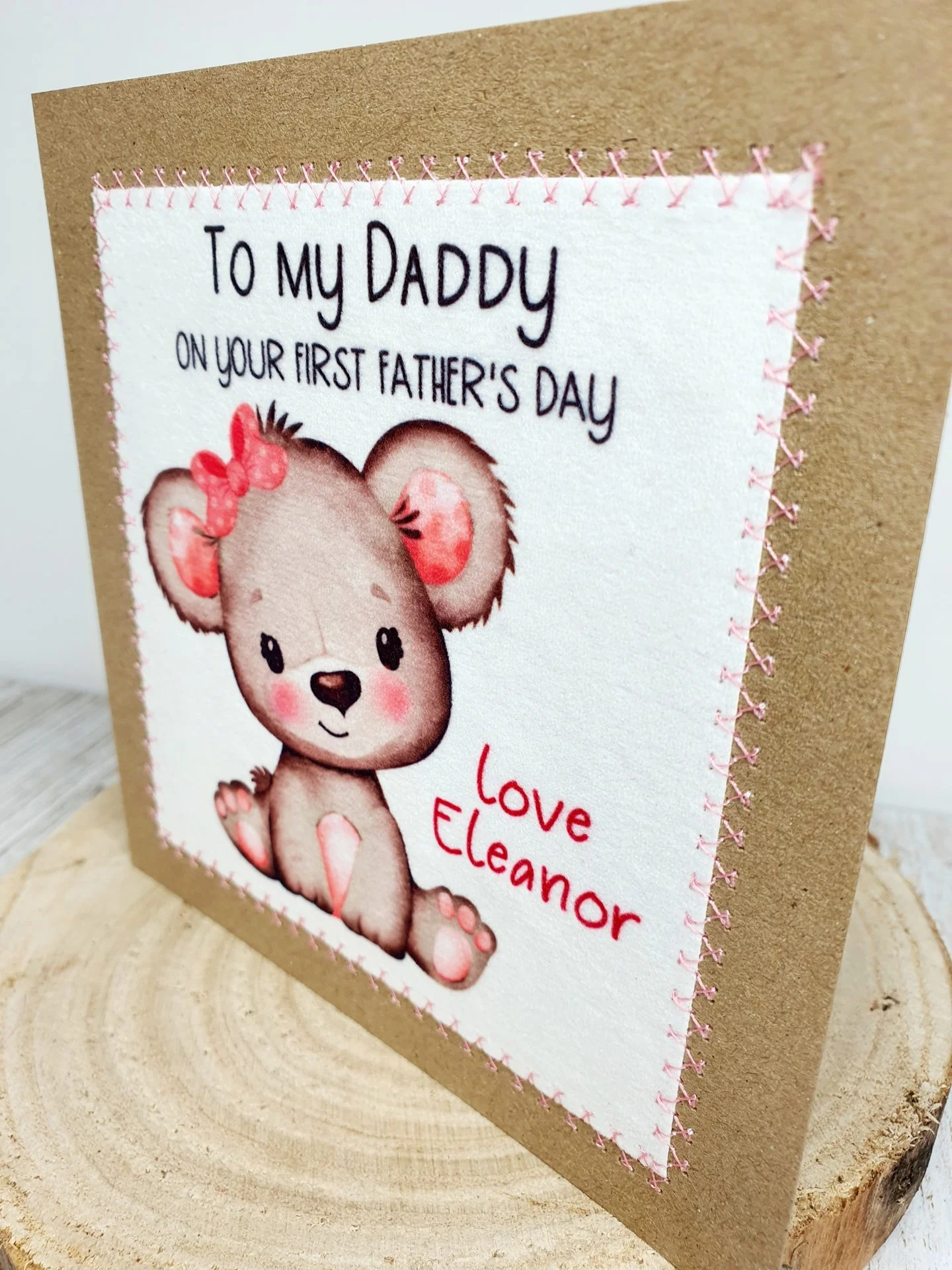 First Fathers Day Card, personalised, First Fathers Day, Daddy, New Daddy - Image 7