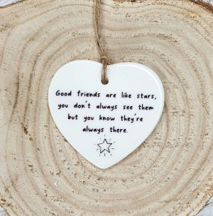 Good Friends Are Like Stars Ceramic