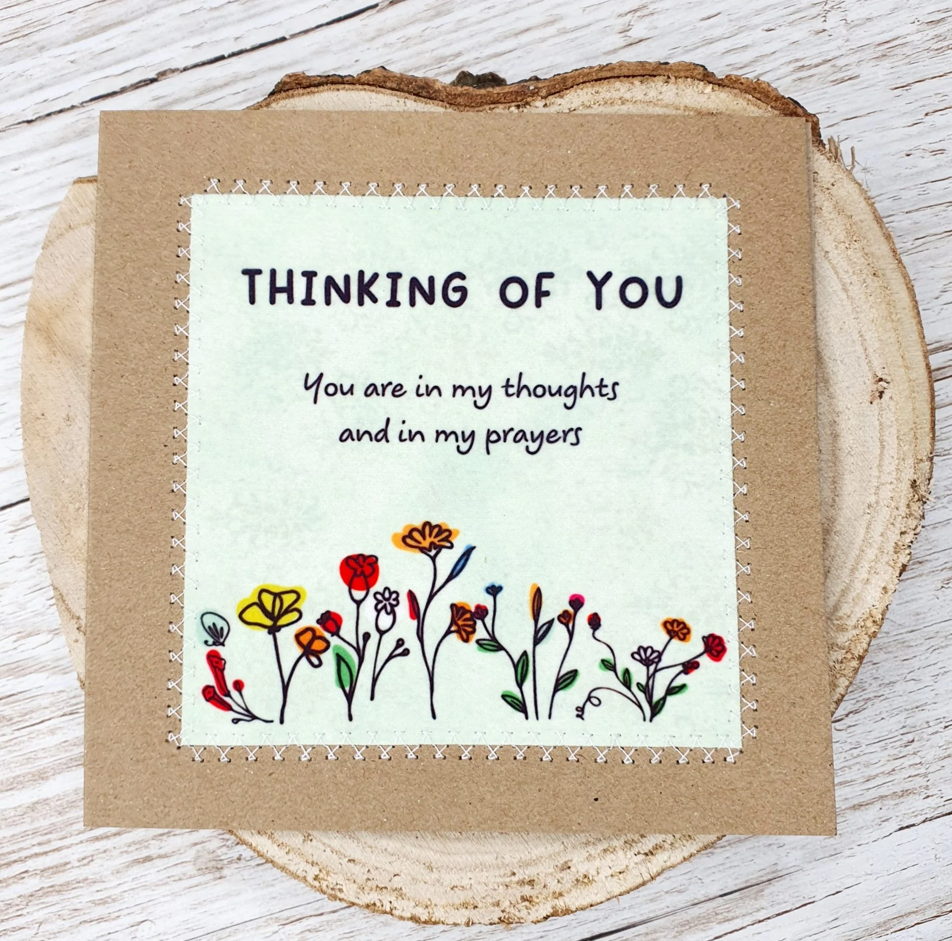 Thinking Of You Card, You Are In My Thoughts, In My Prayers, Sympathy Card - Image 3