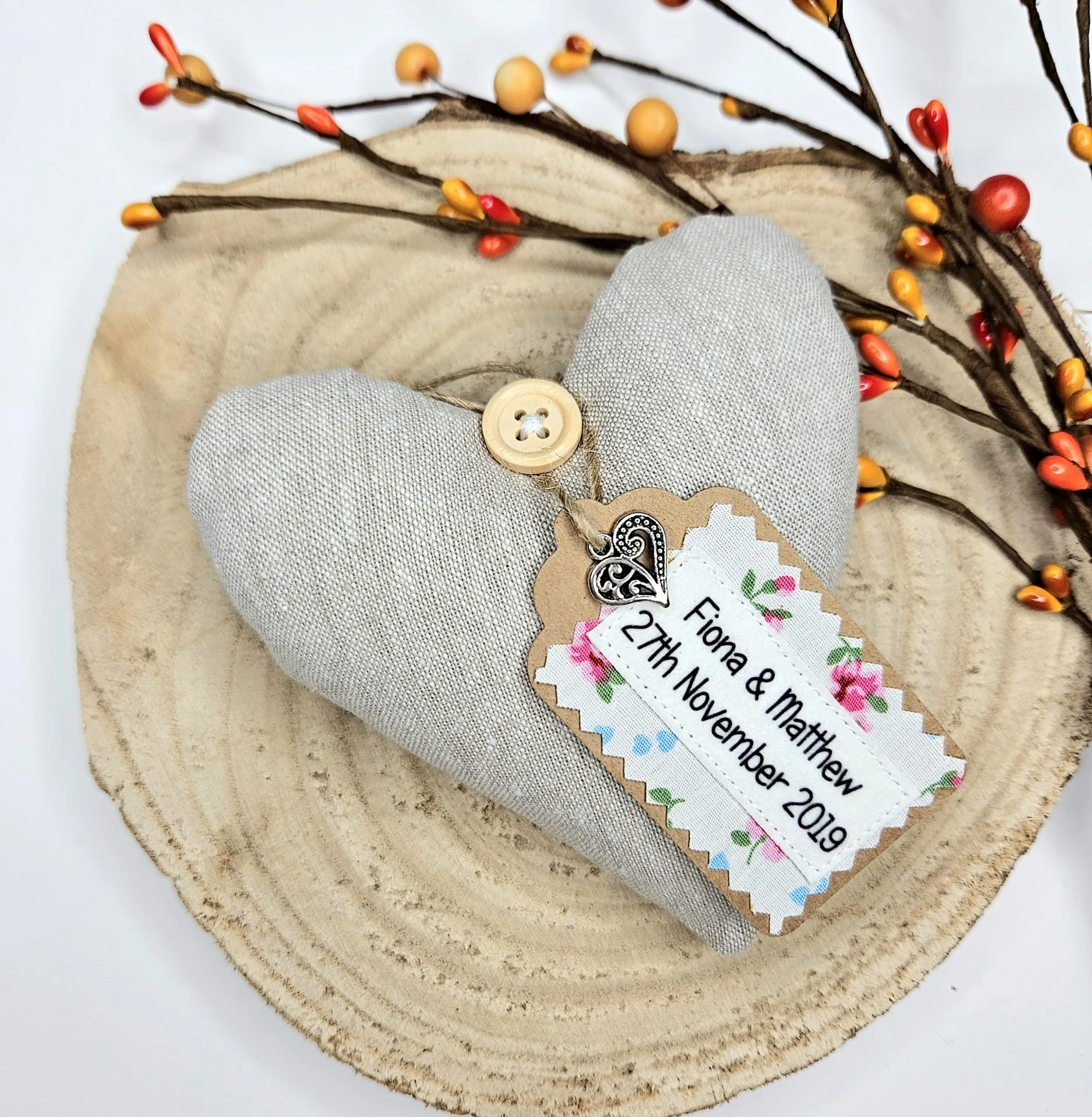 Linen Anniversary Gift, 4th Wedding Anniversary