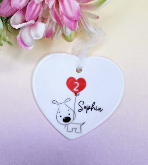Personalised 2nd Birthday Ceramic Gift
