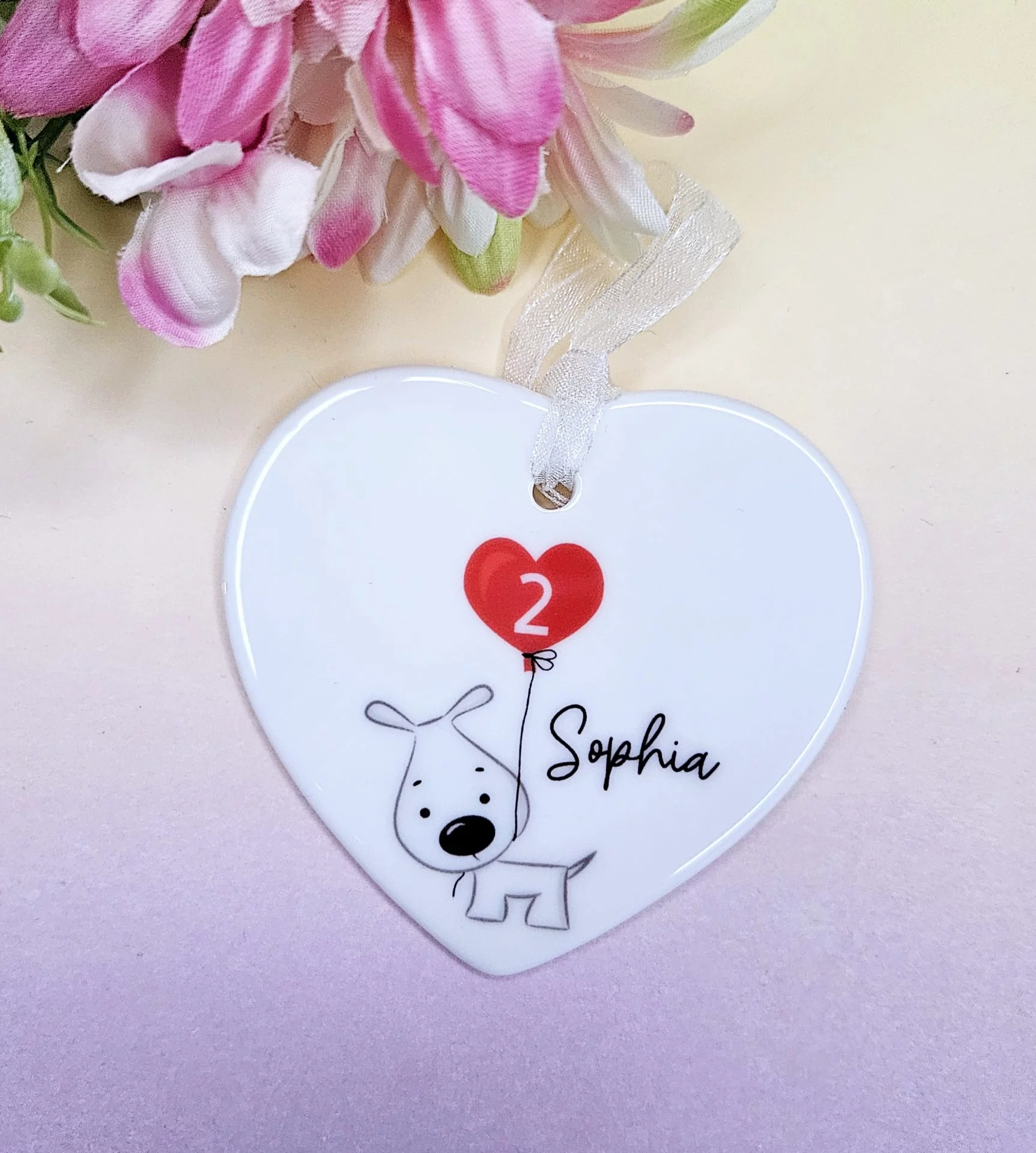 Personalised 2nd Birthday Ceramic Gift
