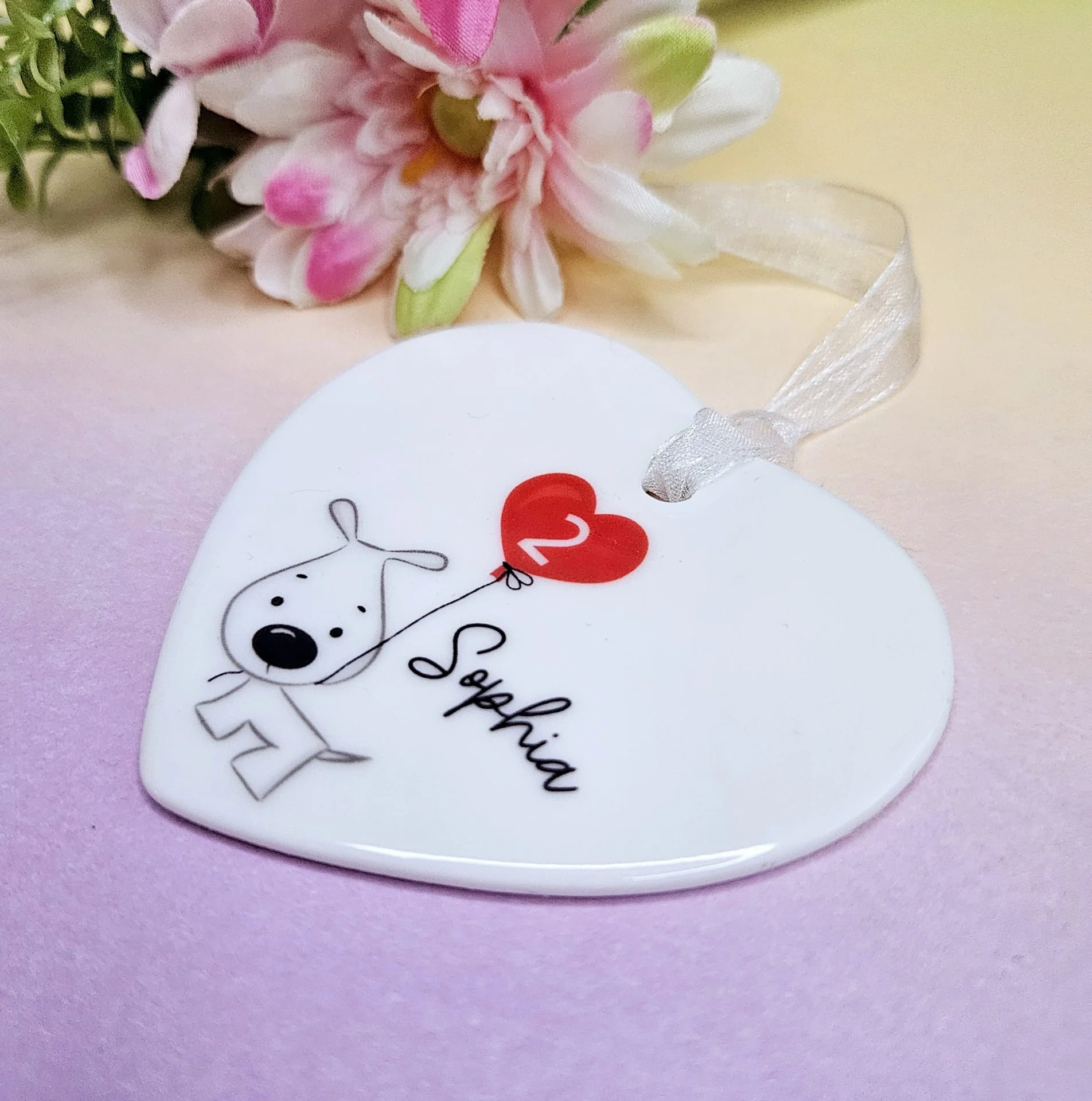 Personalised 2nd Birthday Ceramic Gift - Image 3