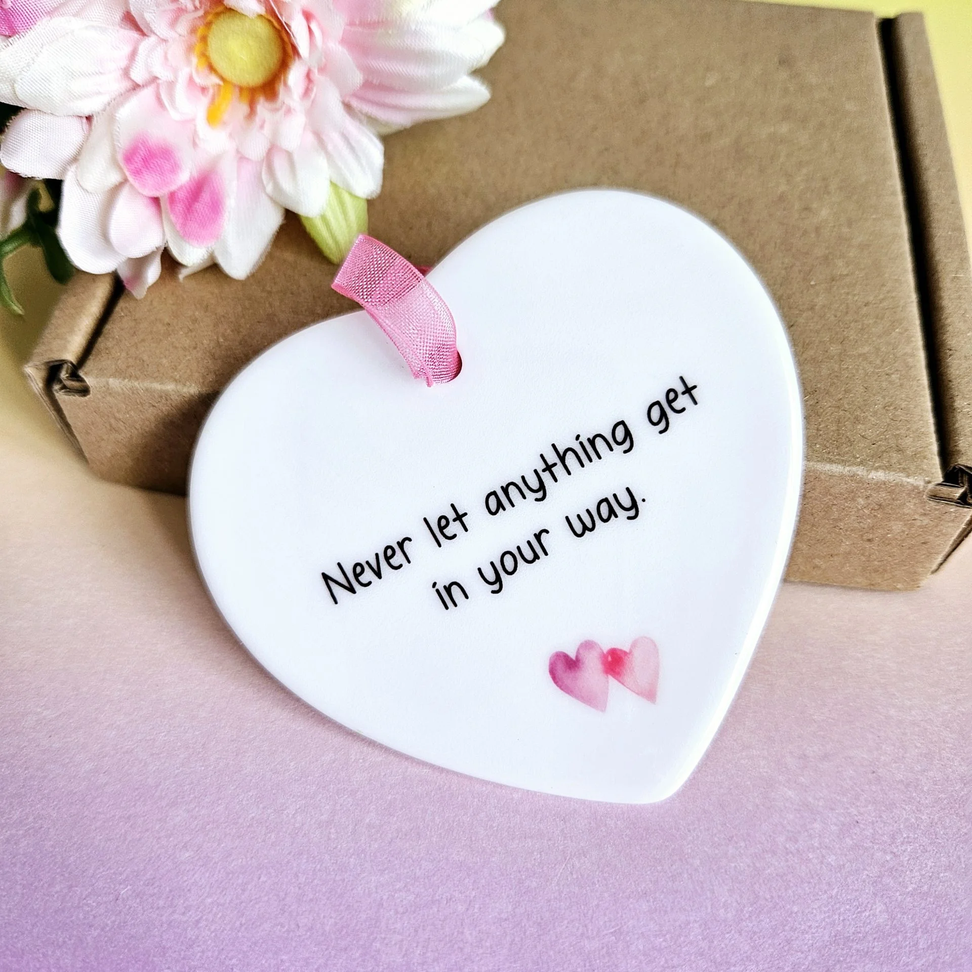 Never Let Anything Get in Your Way, Ceramic Inspirational Quote - Image 5