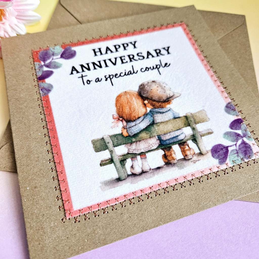 Anniversary Card for a Special Couple | Handmade Card