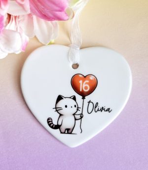 Personalised 16th Birthday Gift, Cat Lover