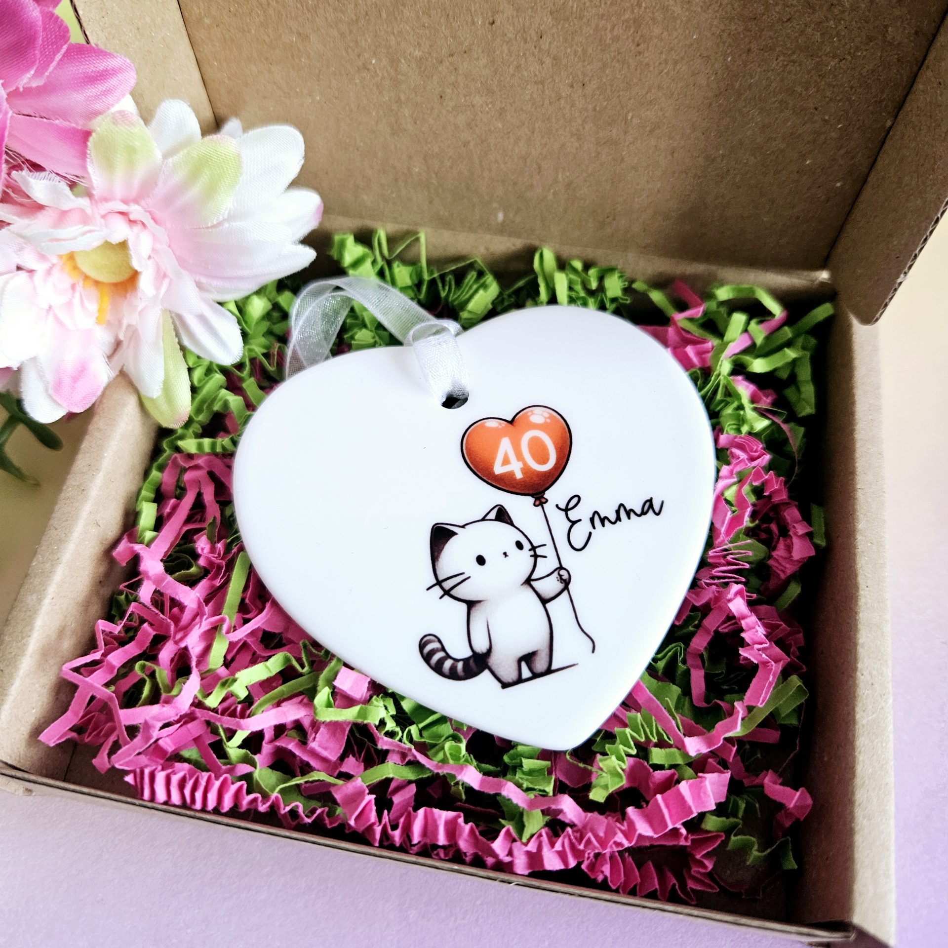 Personalised 40th Birthday Gift for Cat Lovers - Image 7