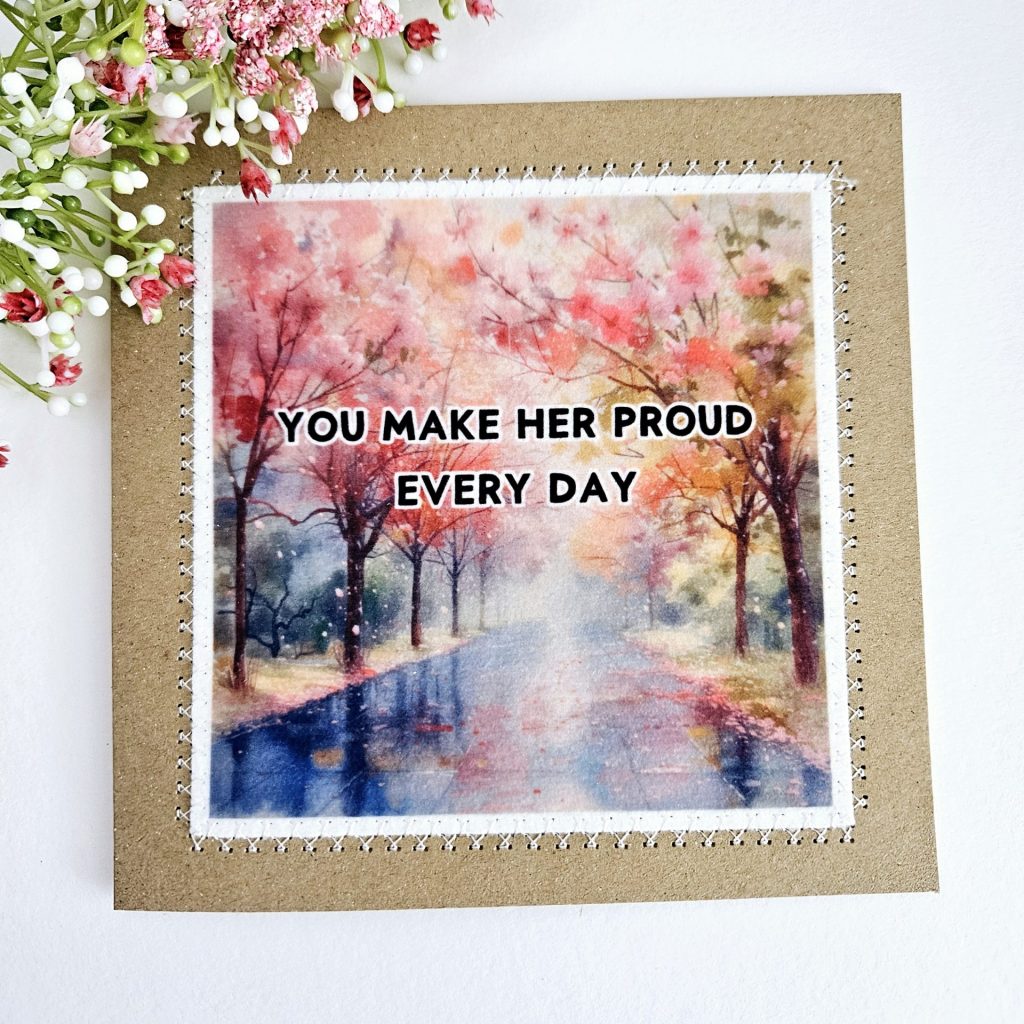 You Make Her Proud Every Day Card - Bespoke Personalised Gifts ...