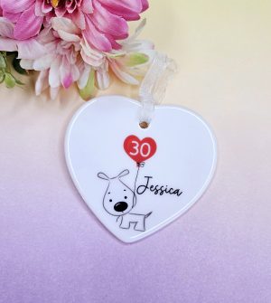 Personalised 30th Birthday Dog Lover Gift