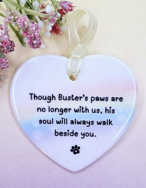Custom Personalised Rainbow Bridge Memorial for Pets