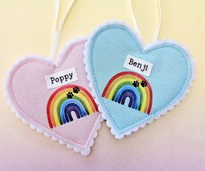 Personalised Fabric Pet Memorial Gift