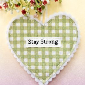 Stay Strong, Fabric Heart Gift, You Got This, Thinking of You