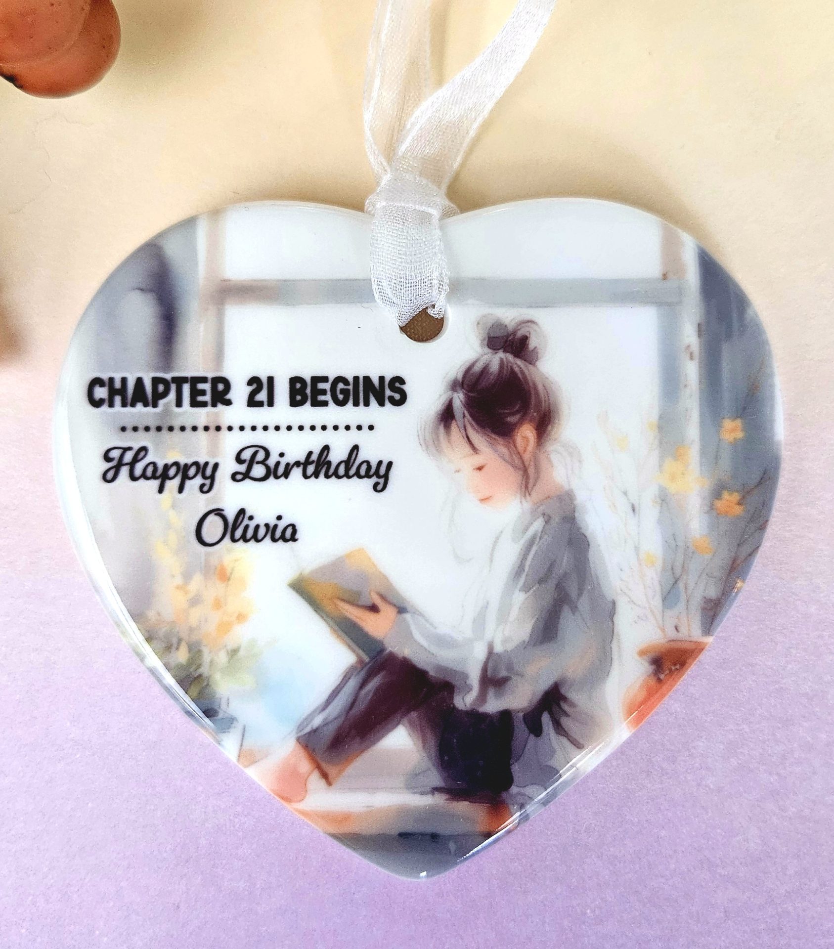 Personalised 21st Birthday or choose any age, Book Lover Gift, Bookish Gifts, Bookish, New Chapter