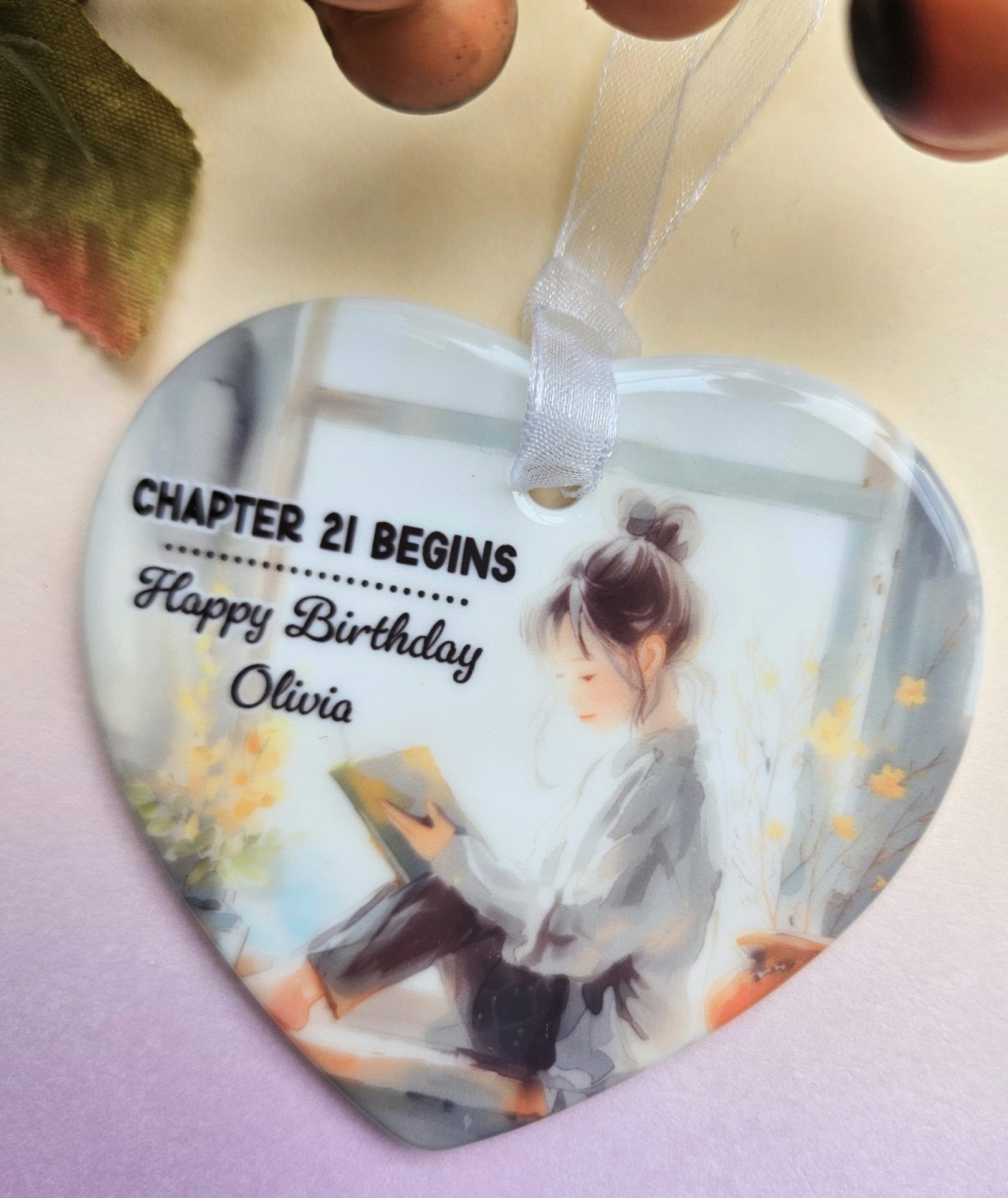 Personalised 21st Birthday or choose any age, Book Lover Gift, Bookish Gifts, Bookish, New Chapter - Image 2