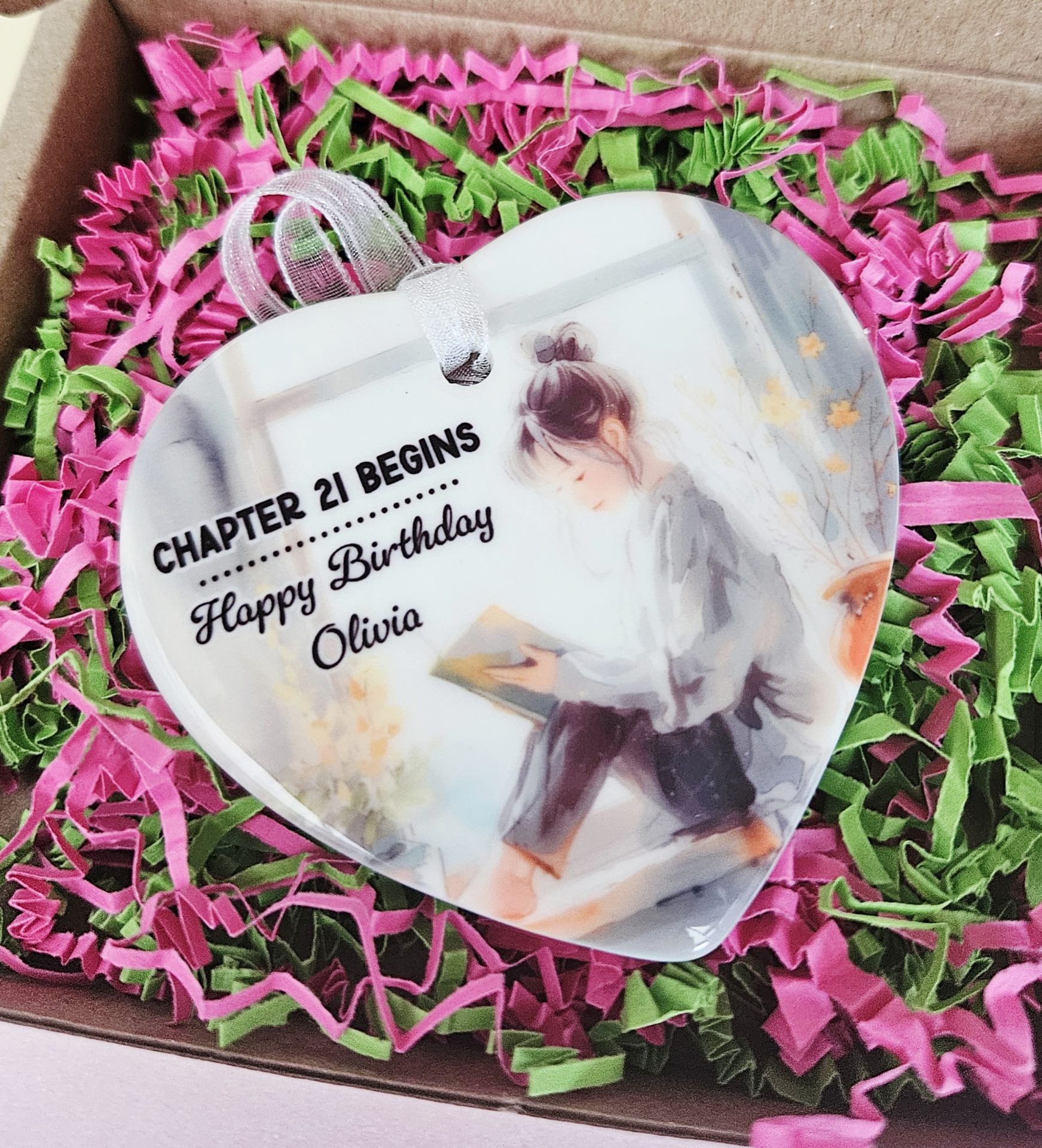 Personalised 21st Birthday or choose any age, Book Lover Gift, Bookish Gifts, Bookish, New Chapter - Image 4