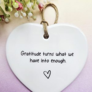 Gratitude Turns What We Have Into Enough, Inspirational Quote